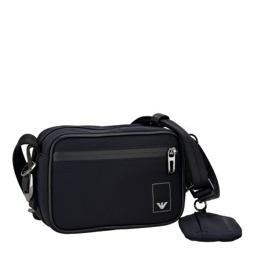 エンポリオアルマーニ ショルダーバッグ メンズ Travel Essentials テックケース ブラック EMPORIO ARMANI EM001220 AF13841 UB118