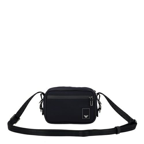 エンポリオアルマーニ ショルダーバッグ メンズ Travel Essentials テックケース ブラック EMPORIO ARMANI EM001220 AF13841 UB118
