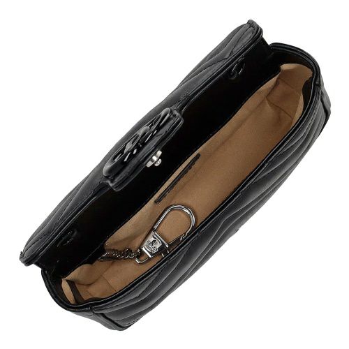 グッチ ショルダーバッグ レディース GGマーモント スーパーミニバッグ ブラック GUCCI 476433 AABZK 1000