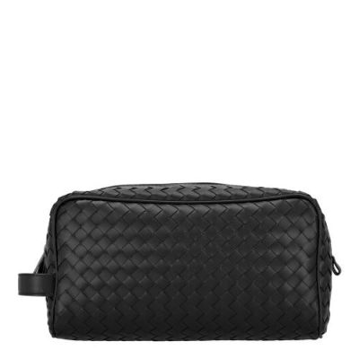 ボッテガヴェネタ セカンドバッグ メンズ イントレチャート ブラック