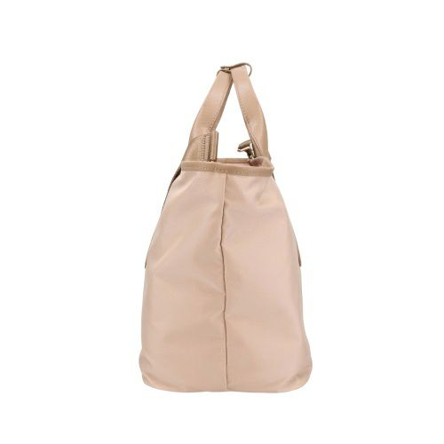 フルラ ハンドバッグ レディース ピューマ カラーブロック リサイクル ナイロン ラージ トートバッグ ベージュ FURLA WB01249 BX3050 3178S