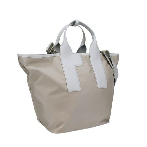 フルラ ハンドバッグ レディース ピューマ カラーブロック リサイクル ナイロン ラージ トートバッグ グレー FURLA WB01249 BX3050 3324S