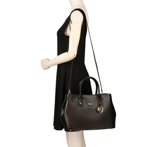 フルラ ハンドバッグ レディース リンダ レザー スモール トート ブラック FURLA WB01286 ARE000 O6000