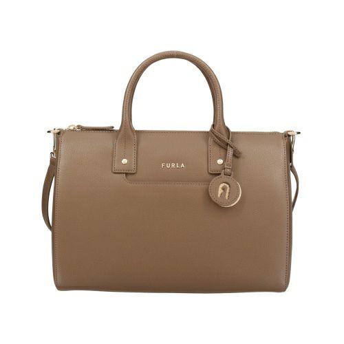 フルラ ハンドバッグ レディース リンダ サフィアーノ レザー ミディアム サッチェル ブラウン FURLA WB01287 ARE000 DAI00