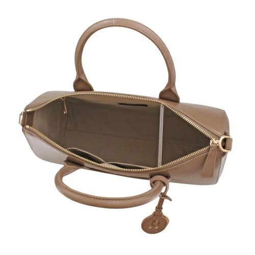 フルラ ハンドバッグ レディース リンダ サフィアーノ レザー ミディアム サッチェル ブラウン FURLA WB01287 ARE000 DAI00