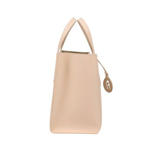 フルラ　FURLA ハンドバッグ　レディース　ベージュ　ピンクゴールド　シンプル 楽天市場】フルラ シリ ハンドバッグ バイカラー ピンクベージュ