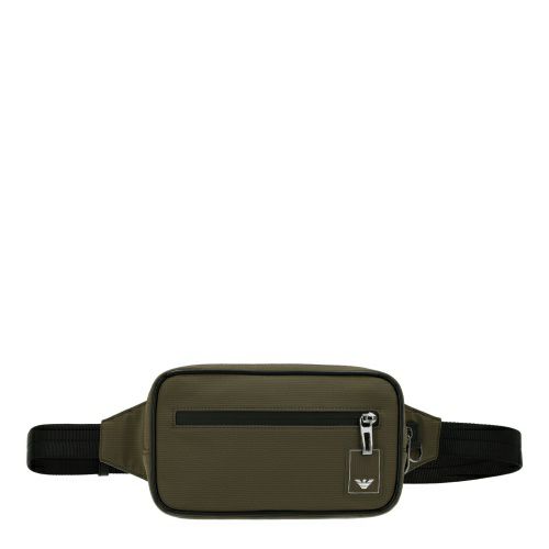 エンポリオアルマーニ ボディバッグ メンズ Travel Essentials ベルトバッグ カーキグリーン EMPORIO ARMANI EM000088 AF13841 U6299