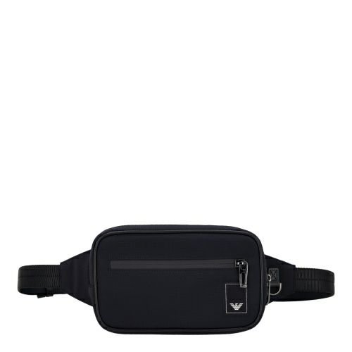 エンポリオアルマーニ ボディバッグ メンズ Travel Essentials ベルトバッグ ブラック EMPORIO ARMANI EM000088 AF13841 UB118