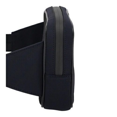 エンポリオアルマーニ ボディバッグ メンズ Travel Essentials ベルトバッグ ブラック EMPORIO ARMANI EM000088 AF13841 UB118