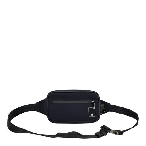 エンポリオアルマーニ ボディバッグ メンズ Travel Essentials ベルトバッグ ブラック EMPORIO ARMANI EM000088 AF13841 UB118