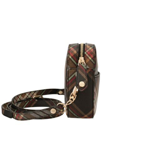 ヴィヴィアンウエストウッド ショルダーバッグ レディース マルチカラー Vivienne Westwood 4304006YU S001K D101 TARTAN BROWN/BLACK