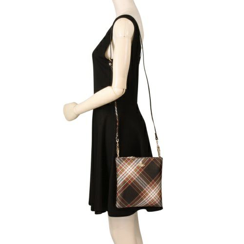 ヴィヴィアンウエストウッド ショルダーバッグ レディース マルチカラー Vivienne Westwood 51160005U S001K D101 TARTAN BROWN/BLACK