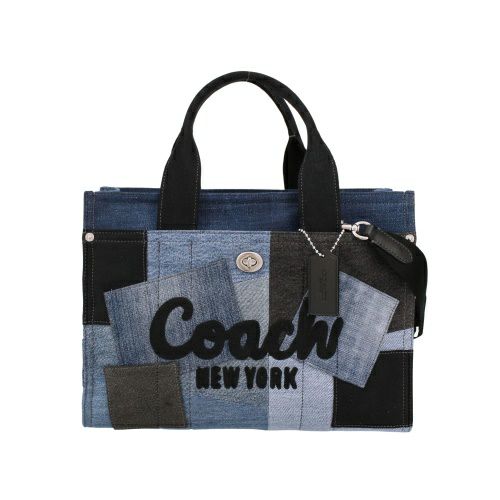 コーチ トートバッグ レディース カーゴ トート パッチワーク ブルー COACH CAM72 LHDEI
