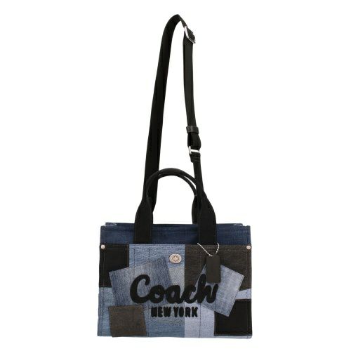COACH コーチ トートバッグ 10810 パッチワーク デニム調 公式】COACH – コーチ | カーゴ トート バッグ・パッチワーク