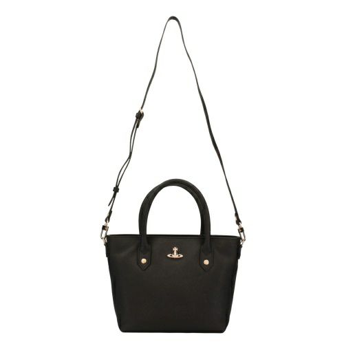 ヴィヴィアンウエストウッド トートバッグ レディース ブラック Vivienne Westwood 4204007TU L0040 N401 BLACK/ GOLD DIAM ORB