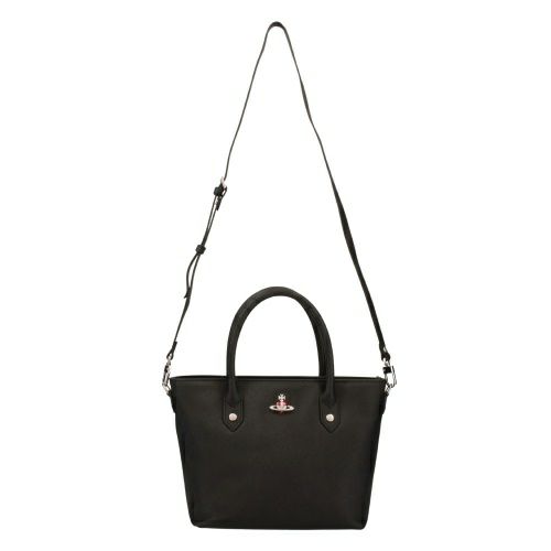 ヴィヴィアンウエストウッド トートバッグ レディース ブラック Vivienne Westwood 4204007TU L0040 N402 BLACK/RED DIAM ORB