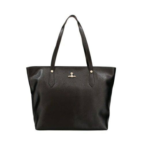 ヴィヴィアンウエストウッド トートバッグ レディース ブラック Vivienne Westwood 4205007D L0040 N401 BLACK/ GOLD DIAM ORB