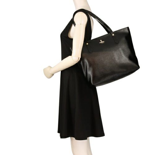 ヴィヴィアンウエストウッド トートバッグ レディース ブラック Vivienne Westwood 4205007D L0040 N401 BLACK/ GOLD DIAM ORB
