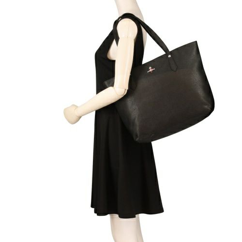 ヴィヴィアンウエストウッド トートバッグ レディース ブラック Vivienne Westwood 4205007D L0040 N402 BLACK/RED DIAM ORB