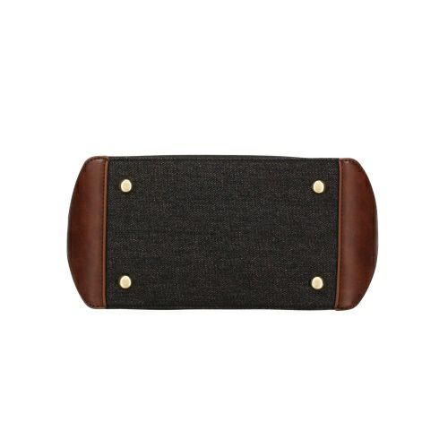 ビバリーヒルズポロクラブ ハンドバッグ レディース ブラック BEVERLY HILLS POLO CLUB BH1006N DBK/DBK/IV