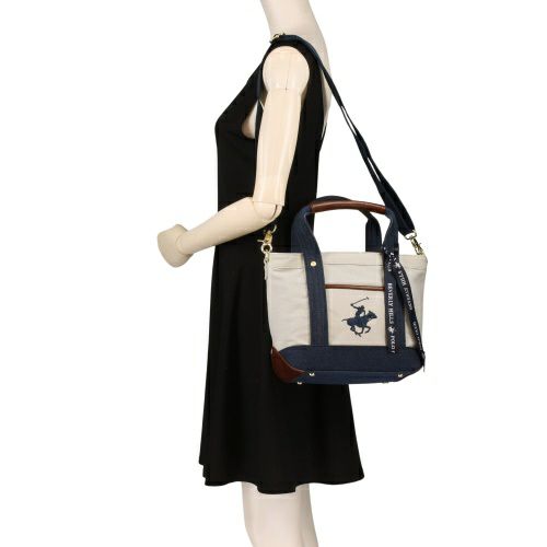 ビバリーヒルズポロクラブ ハンドバッグ レディース ブルー BEVERLY HILLS POLO CLUB BH1006N DLBL/DBL/NV