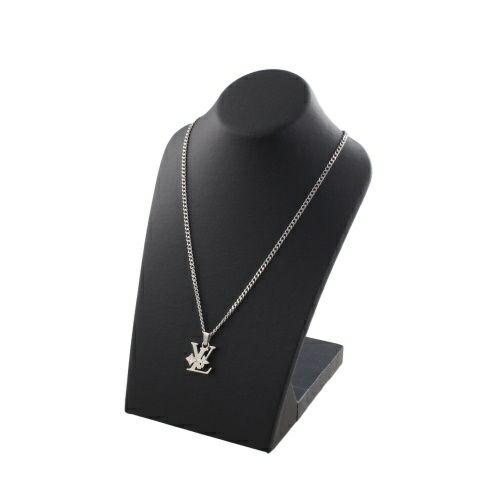 ルイヴィトン ネックレス ペンダント・モノグラム ロウ シルバー LOUIS VUITTON M02254