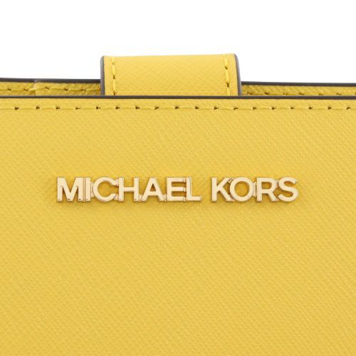 ◎MICHAEL KORS マイケルコース 二つ折り財布 イエロー MICHAEL KORS マイケルコース 財布 二つ折り財布 35F7GTVF2L