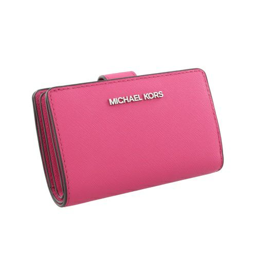マイケルコース 折り財布 ピンク　シグネチャー　財布 マイケルコース MICHAEL KORS 財布 （ピンク） -waja bazar