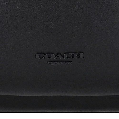 コーチ アウトレット バックパック リュックサック メンズ レーサー バックパック・シグネチャー キャンバス ブラック COACH OUTLET CT707 QBMI5 チャコール/ブラック
