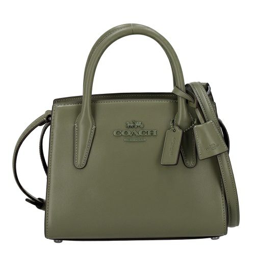コーチ アウトレット ハンドバッグ レディース アンドレア キャリーオール カーキグリーン COACH OUTLET CP081 QBMGR ミリタリーグリーン