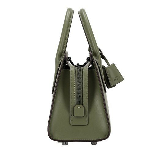 美品✨ オールドコーチ 2way ハンドバッグ ターンロック グリーン 斜め掛け オールドコーチ ☆ USA製 レザー ターンロック 2WAY ショルダーバッグ