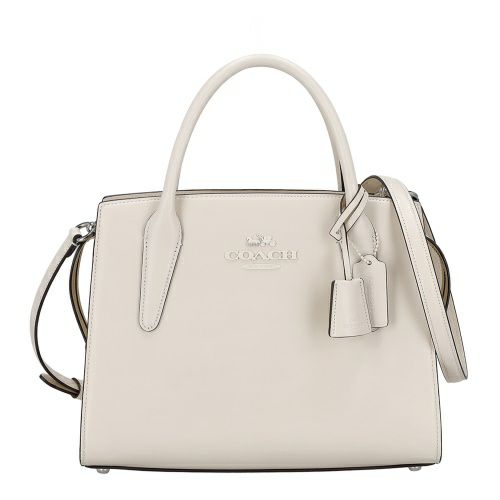 コーチ アウトレット ハンドバッグ レディース ラージ アンドレア キャリーオール ホワイト COACH OUTLET CP086 SV/HA シルバー/チョーク
