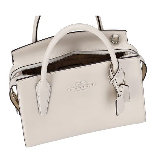 コーチ アウトレット ハンドバッグ レディース ラージ アンドレア キャリーオール ホワイト COACH OUTLET CP086 SV/HA シルバー/チョーク