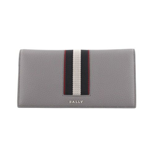 バリー 長財布 メンズ グレー BALLY 6306282 ADRIA DARK MINERAL PALLADIO