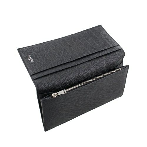バリー 長財布 メンズ ブラック BALLY 6306283 ADRIA BLACK PALLADIO