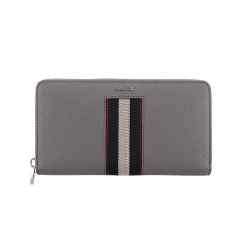 バリー 長財布 メンズ グレー BALLY 6306284 ADRIA DARK MINERAL PALLADIO