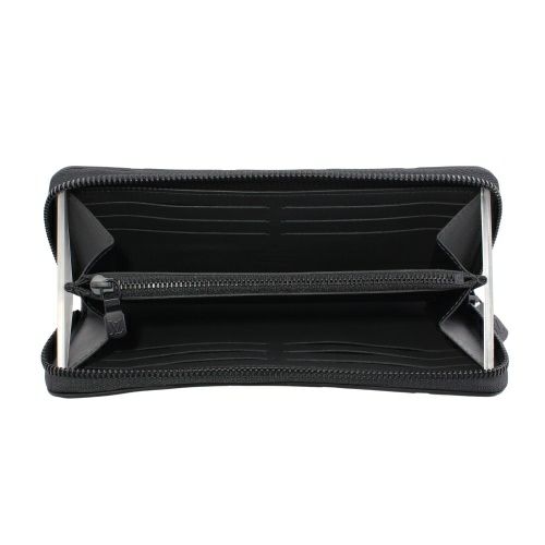 ルイヴィトン 長財布 メンズ モノグラム・シャドウ ジッピーウォレット・ホリゾンタル ブラック LOUIS VUITTON M80333