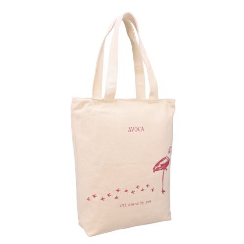 アヴォカ トートバッグ レディース ホワイト AVOCA ACT-001 010 Flamingo