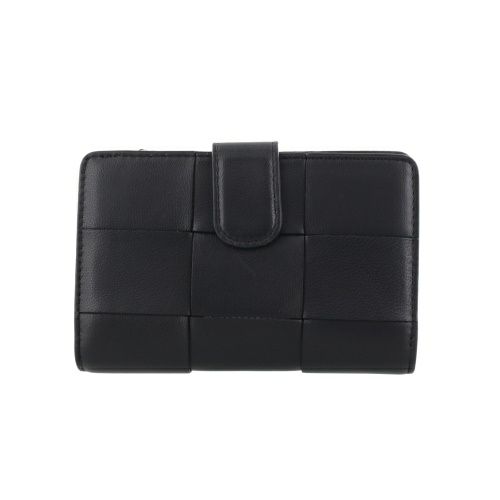 ピュア モエナ 二つ折り財布 レディース ブラック Pua Moena PUMPM50663BK BLACK