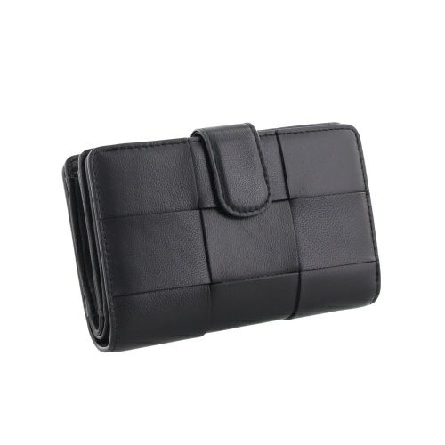 ピュア モエナ 二つ折り財布 レディース ブラック Pua Moena PUMPM50663BK BLACK