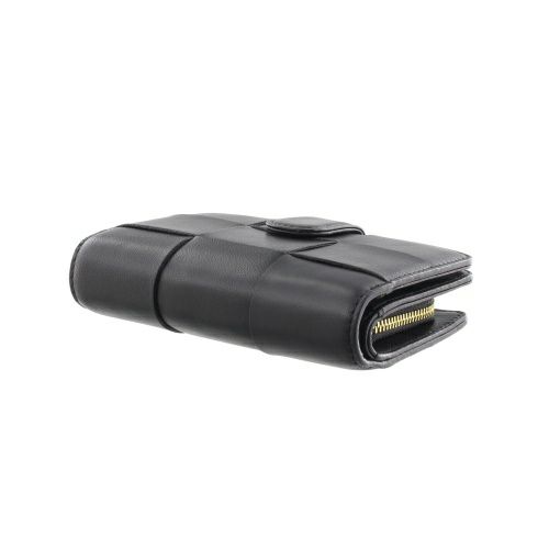 ピュア モエナ 二つ折り財布 レディース ブラック Pua Moena PUMPM50663BK BLACK