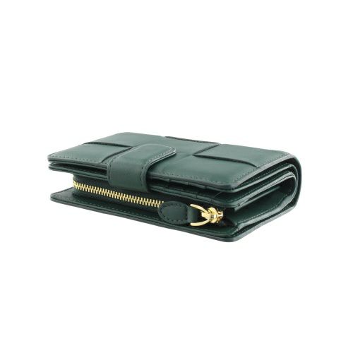 ピュア モエナ 二つ折り財布 レディース グリーン Pua Moena PUMPM50663CGN CYPRUS GREEN