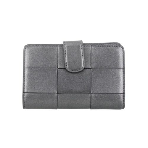 ピュア モエナ 二つ折り財布 レディース グレー Pua Moena PUMPM50663CSV