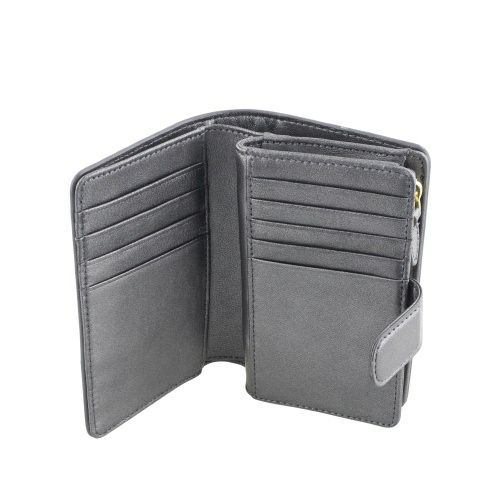 ピュア モエナ 二つ折り財布 レディース グレー Pua Moena PUMPM50663CSV