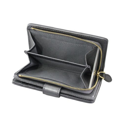 ピュア モエナ 二つ折り財布 レディース グレー Pua Moena PUMPM50663CSV