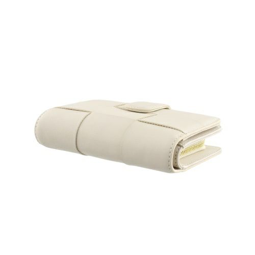 ピュア モエナ 二つ折り財布 レディース ベージュ Pua Moena PUMPM50663ECB Ecru Beige