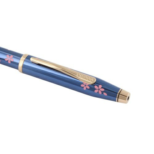 クロス ボールペン SAKURA Day and night Collection・アジア発、限定モデル ブルー CROSS AT0082-163 YOZAKURA コバルトブルー