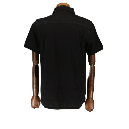 ディーゼル ポロシャツ メンズ T-SPOUCH ブラック DIESEL A08563 0CJAC 900A BK Lサイズ