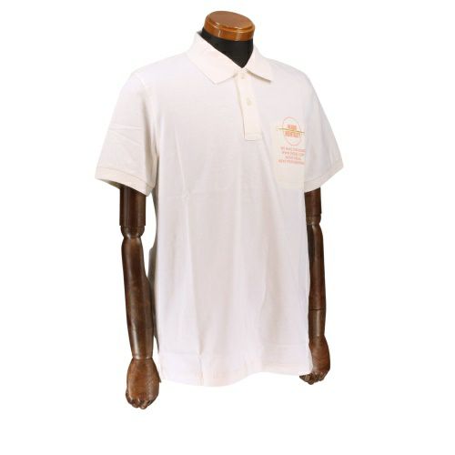 ディーゼル ポロシャツ メンズ T-SPOUCH ホワイト DIESEL A08563 0CJAC 141A IVORY XLサイズ