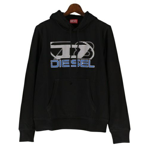ディーゼル パーカー メンズ S-GINN-HOOD-K40 ブラック DIESEL A12516 0HAYT 9XX Mサイズ